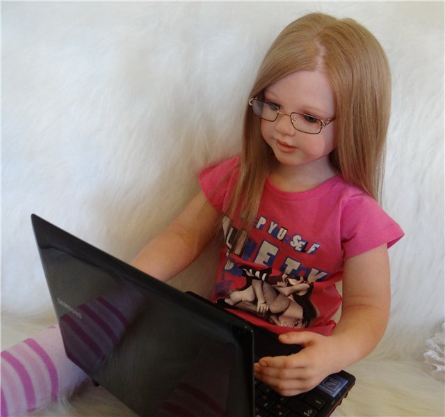 Мечтательница Ника. Кукла реборн Елены Ядриной (фото 7)