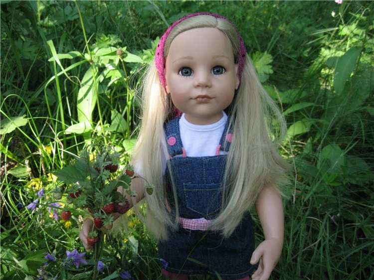 Лесная прогулка с куклой Готц (фото 7)