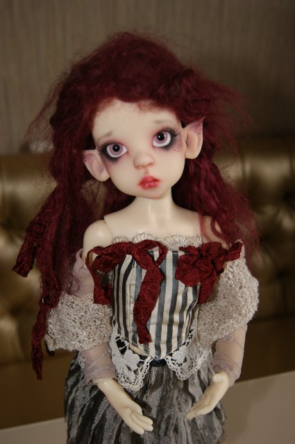 Fair elf Layla - Нежная лиловая эльфиня (фото 4)