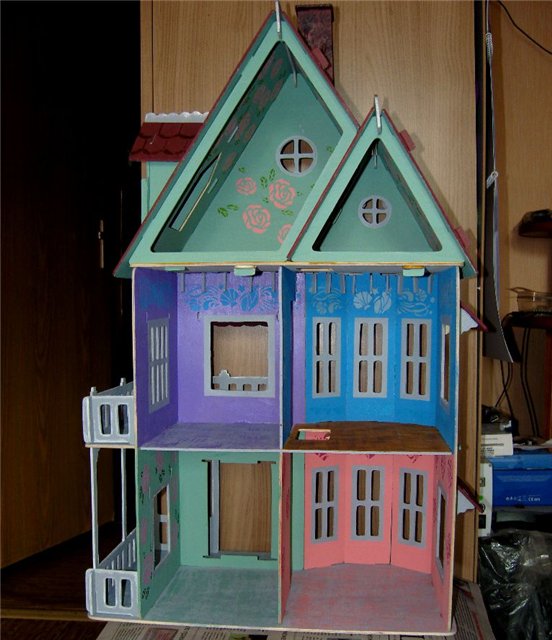 Строительство нового кукольного дома и его новые жильцы Мирон и Маруся | Бэйбики Строительство нового кукольного дома и его новые жильцы Мирон и Маруся (фото 9)