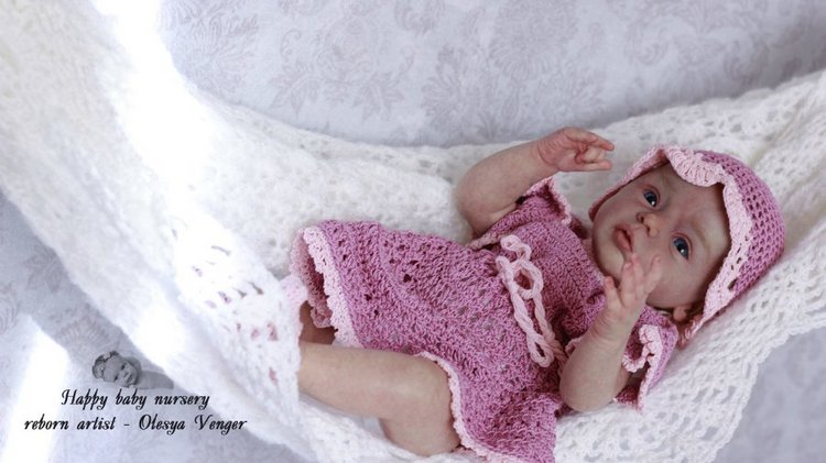 Моя милая златовласка Ева. Кукла реборн Олеси Венгер