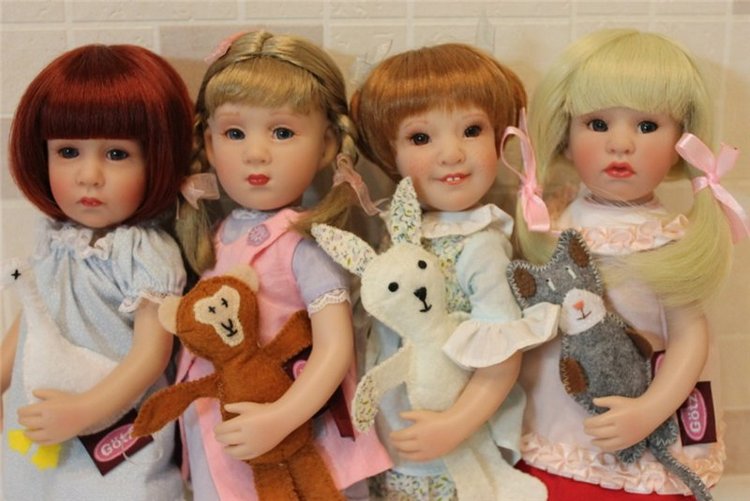 Была журавликом в небе, а стала синичкою в руке. Куклы Beatrice Perini для Gotz