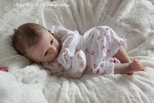 Моя малышка из нового молда Matis от Gudrun Legler. Куколка реборн Виктории Вишни