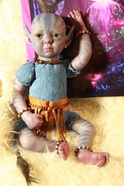 Поону (Полина) аватарёнок - кукла Элины Кудрявцевой