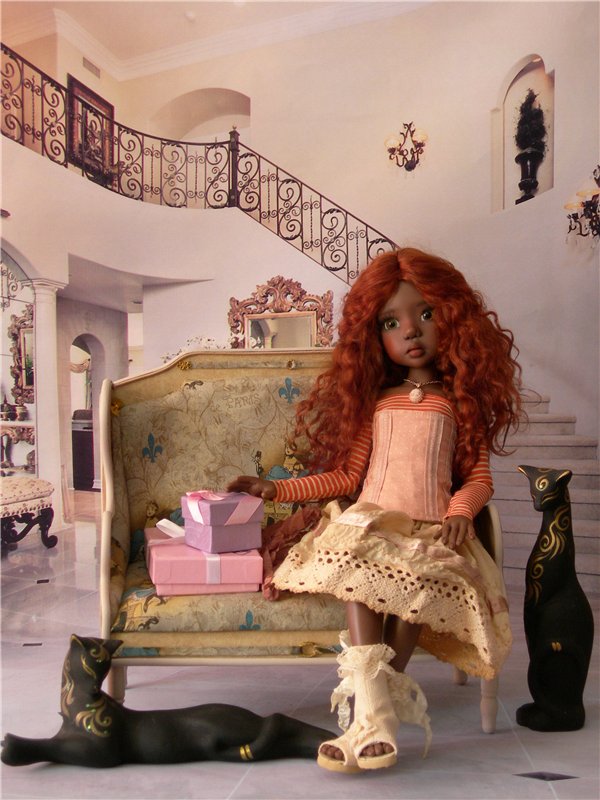 Сон в летнюю ночь... Первое знакомство с моим куклами от Kaye Wiggs