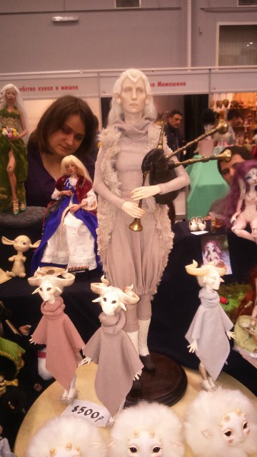 Ещё картинки с выставки... XI Международный Салон кукол на Тишинке в Москве 2015. Фото