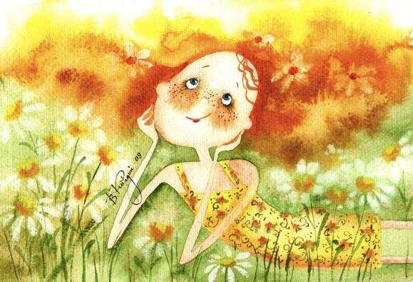 В твоей улыбке прячутся мечты... О, милый рыжик, кто же ты