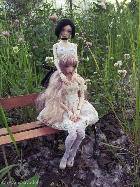 Шарнирная кукла Акина - Весенний цветок (фото 3)