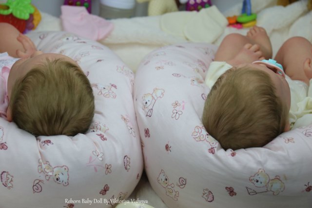 Близняшечки Ноа... Куколки реборн Виктории Вишни (фото 2)