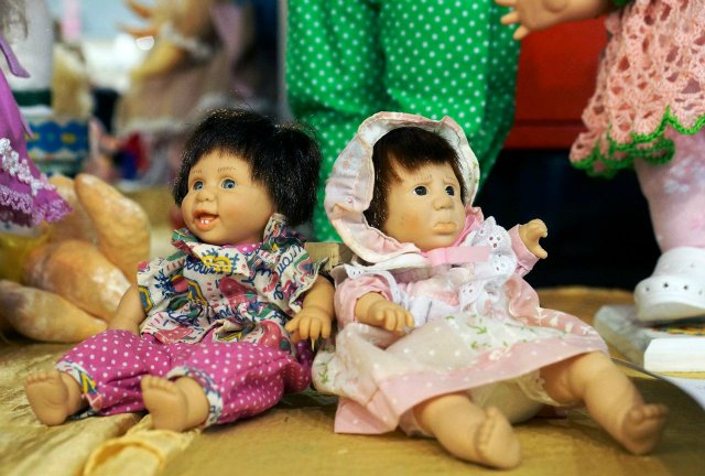 Небольшая выставка кукол на Благотворительном фестивале г. Абакан, 2016