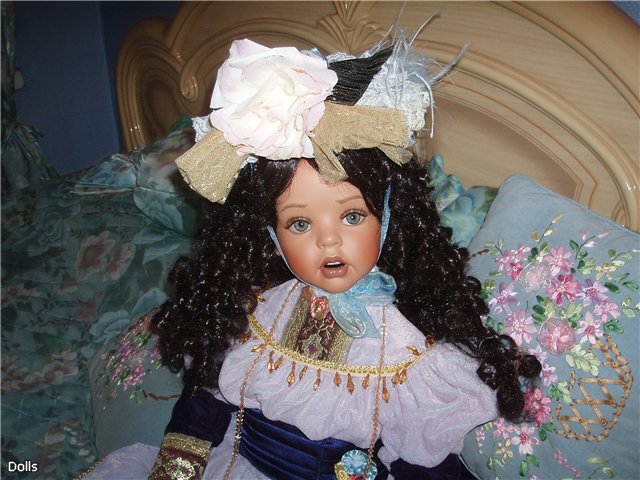 Дарлин-фарфоровая кукла от Донны Руберт (фото 7)