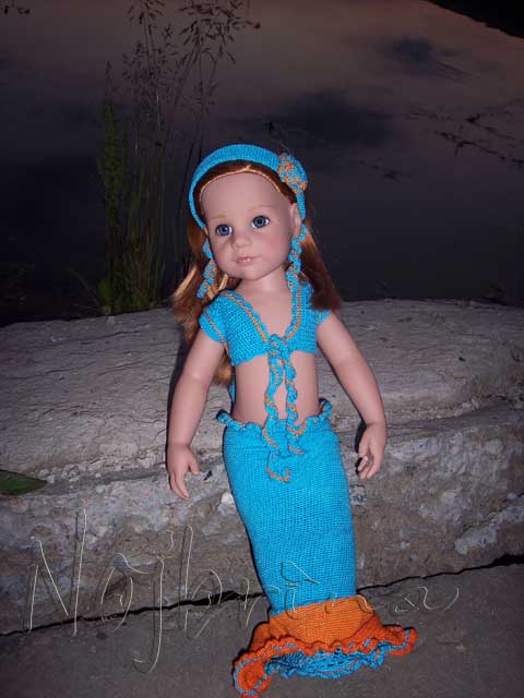 Ханна Gotz. Русалочка — Одежда и обувь для кукол своими руками: фото (фото 5)