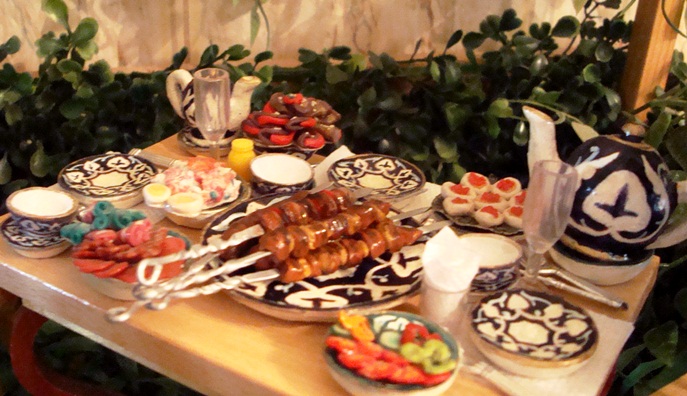 Шашлык остывает! Кукольная миниатюра своими руками