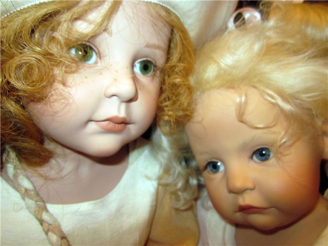 Лесли и Холли из коллекции "Шесть сестёр" от Hildegard Gunzel для Gotz (2002г.) (фото 8)