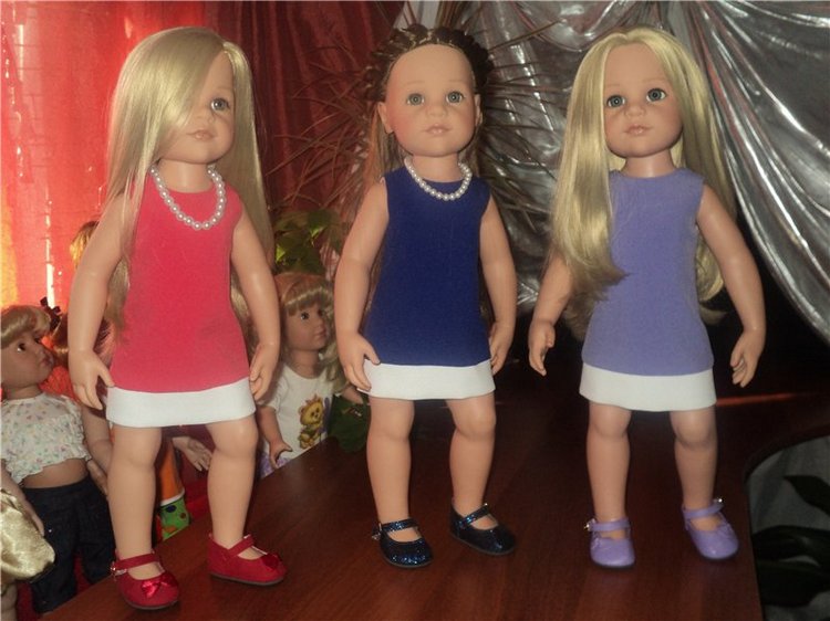 Девчушки любят наряжаться! Наряды для кукол Готц и не только