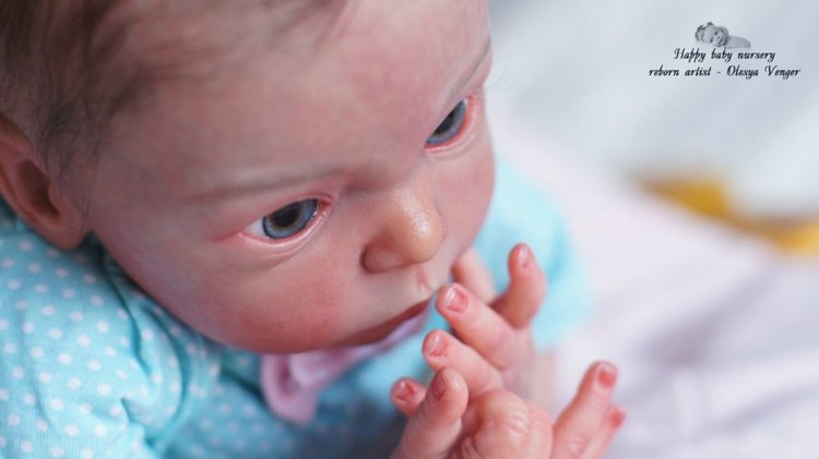 Моя любопытная кроха Лив. Кукла реборн Олеси Венгер