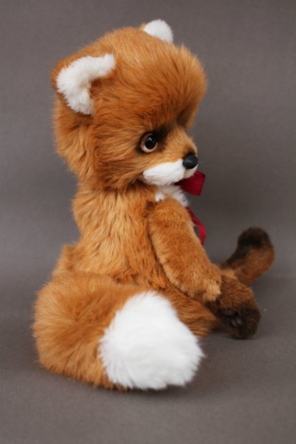 Лисёнок Мика, обладатель шикарного хвоста. Авторская игрушка Татьяны Матляк (фото 7)