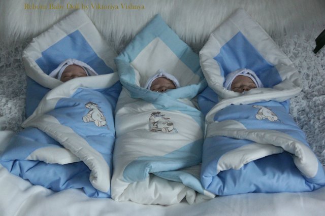 Тройняшки Джошики... Куколки реборн Виктории Вишни