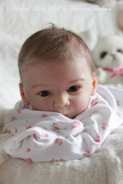 Моя малышка из нового молда Matis от Gudrun Legler. Куколка реборн Виктории Вишни