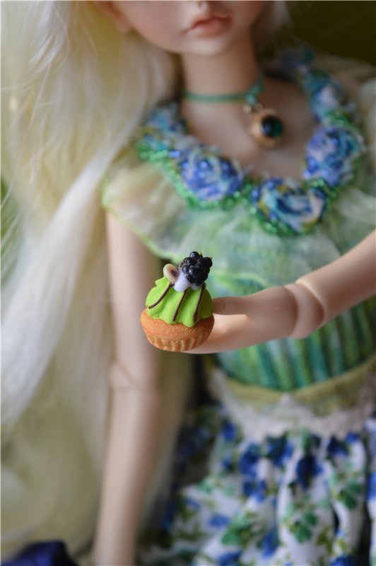 Синие розы — Одежда и обувь для кукол своими руками: фото