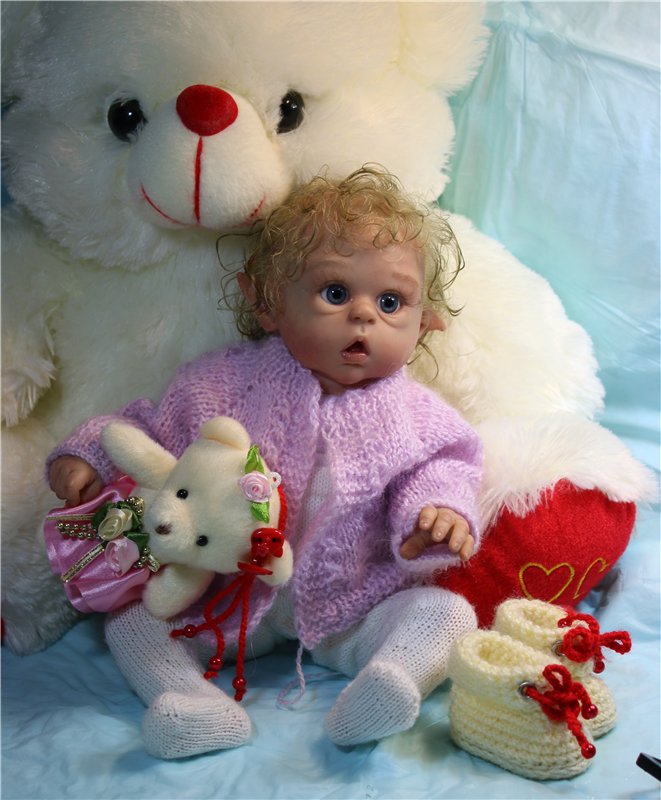Кукла реборн. Мини Офелечка2 (фото 4)