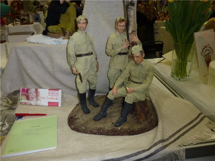 Экскурсия в страну чудес… Авторская кукла. Москва, Тишинка 2016