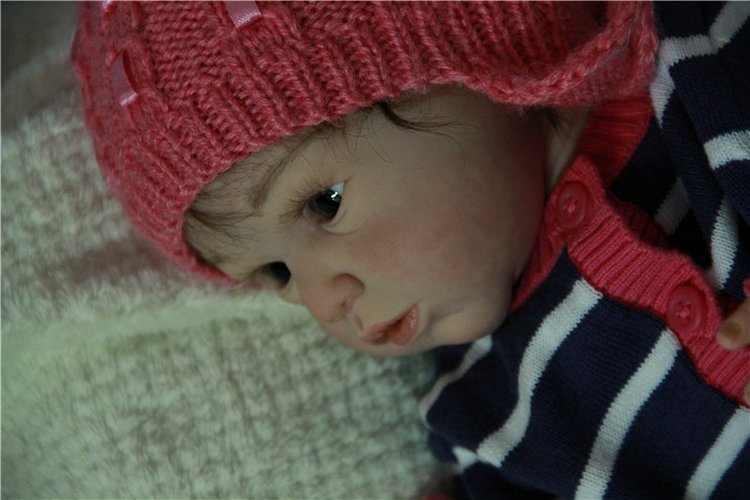 Малышка Карина. Куколка из молда Maike от Gudrun Legler