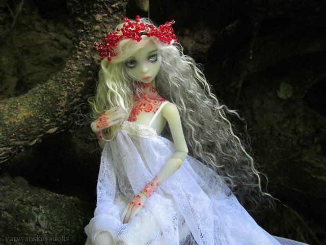 Аннабель Ли. Шарнирная кукла (фото 10)