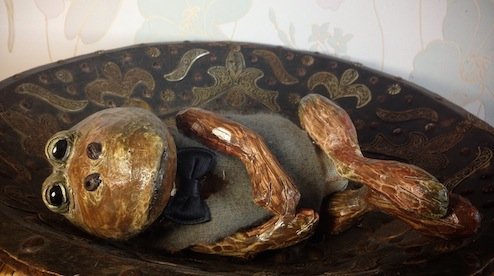 Лягушонок из липы Игрушка из дерева своими руками