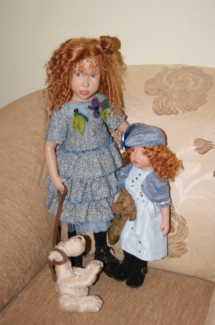 Рыжики Звергназе - Ильва, Гретелизе и Алекса. Коллекционные куклы