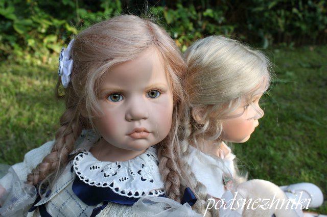 Летние девочки - редкие белокурые красавицы от Хильдегард Гюнцель для Walterhäuser Puppenmanufaktur