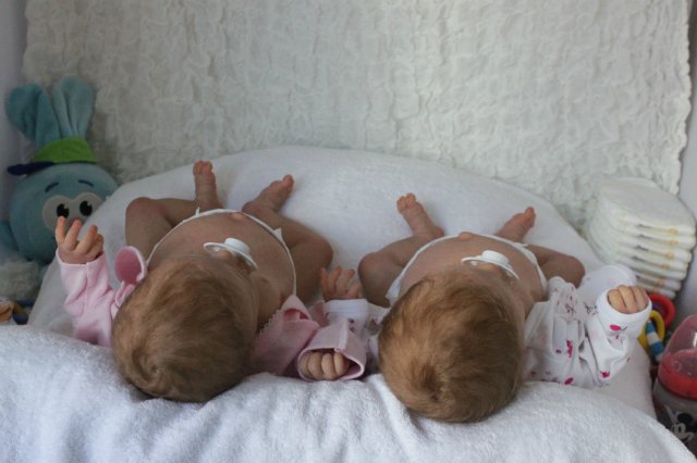 Ангелочки малыши... Куколки реборн Вишни Виктории (фото 2)