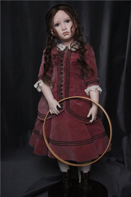 Фарфоровая кукла Белинда от Анджелы и Джона Баркер (фото 6)