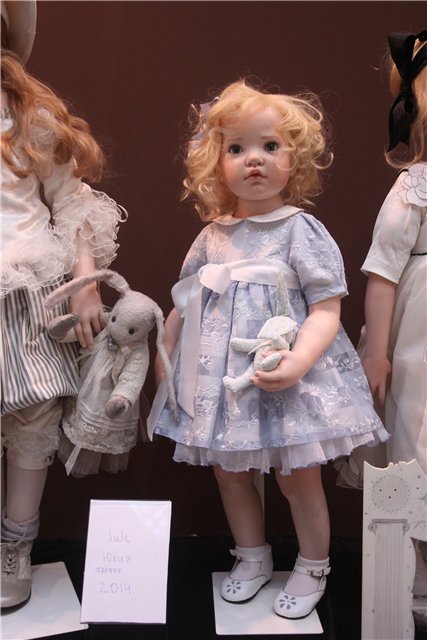 Hilderard Gunzel на выставке "Искусство куклы" в Гостином дворе