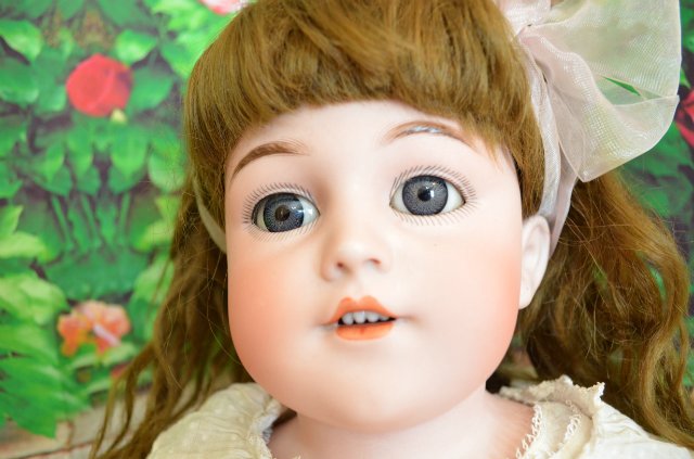 Моя "столетняя девочка" антикварная кукла (фото 8)