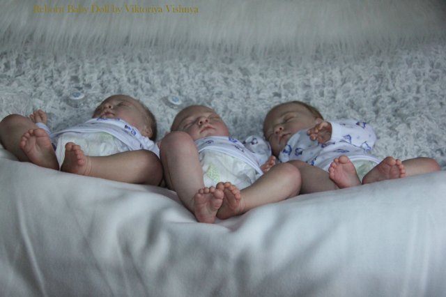 Тройняшки Джошики... Куколки реборн Виктории Вишни