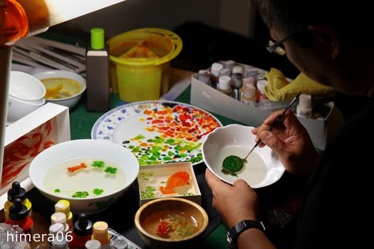 Живопись акрилом и лаком от Кенга Лая (Keng Lye)