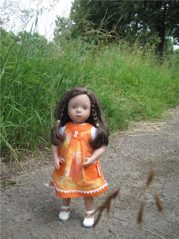 Моя маленькая художница. Кукла Kaethe Kruse Таточка | Бэйбики Моя маленькая художница. Кукла Kaethe Kruse Таточка