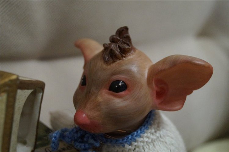 Мышонок реборн Карандашик-Mouse Mascot от скульптора Sylvia Manning | Бэйбики Мышонок реборн Карандашик-Mouse Mascot от скульптора Sylvia Manning