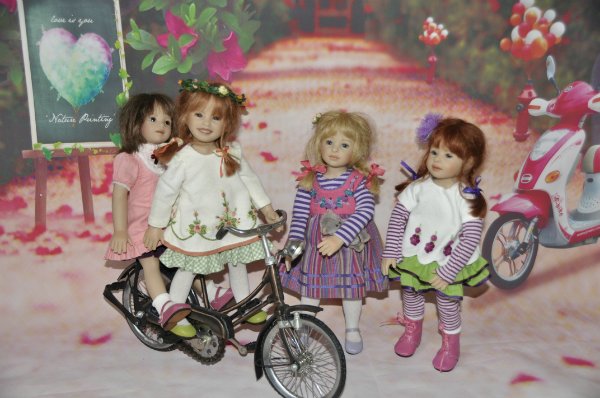 4 плюшечки - ватрушечки — Куклы Heidi Plusczok (Хайди/Хейди Плюсчок) — фото (фото 2)