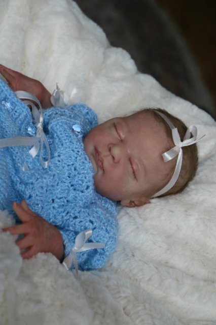 Спящая малышка Рози 2. Куколка реборн Виктории Вишни