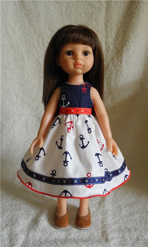 Опять морская тема — Одежда и обувь для кукол своими руками: фото