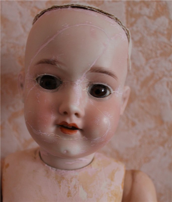 Ремонт антикварной куклы — Реставрация антикварных кукол: ремонт фарфора (фото 7)