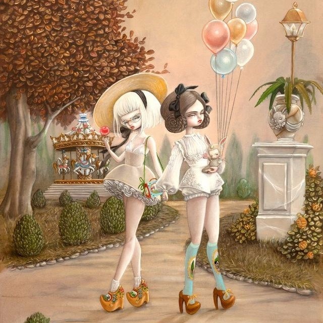 Мрачные и прекрасные куклы художницы Кукула (Kukula) в оригинальных арт иллюстрациях Натали Абрамович. Много фото