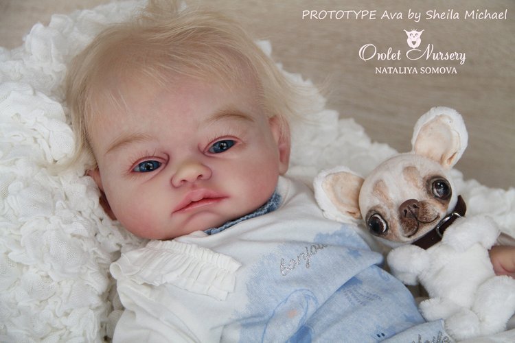 Сильвия - мой прототип Ava от скульптора Sheila Michael. Кукла реборн Наталии Сомовой