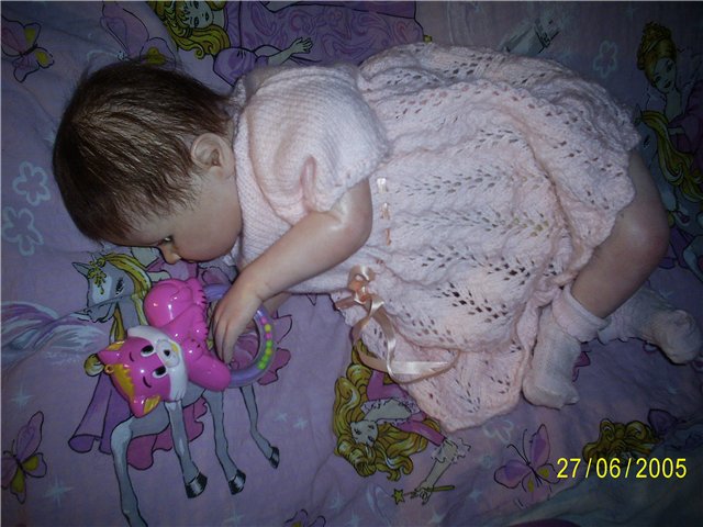 Мой первый вязальный опыт,после долгого перерыва... Для куклы реборн