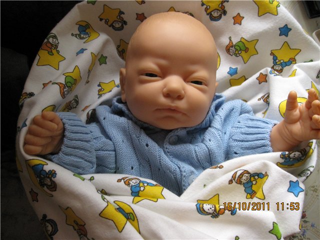 Мальчик - Сашенька — Куклы Berenguer (Беренджер): пупсы La Newborn (фото 7)