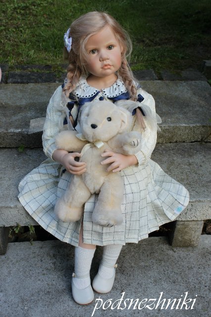 Летние девочки - редкие белокурые красавицы от Хильдегард Гюнцель для Walterhäuser Puppenmanufaktur (фото 2)