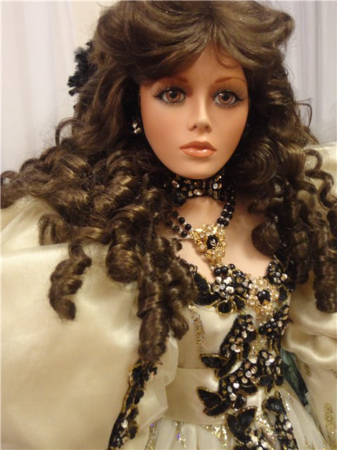 Я назвала ее Золотая Звезда. Фарфоровая кукла от Русти