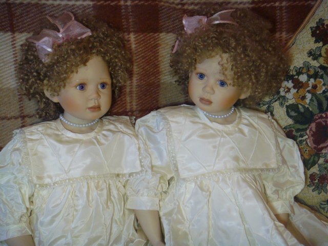 Сестренки-апельсинки — Куклы Christine Orange (Кристин Оранж): фарфор (фото 4)